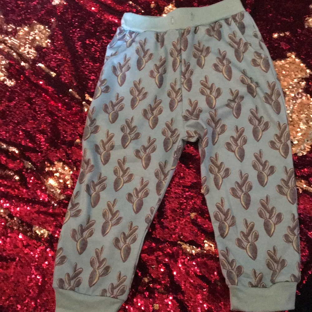 Crazy Train Kids cactus joggers